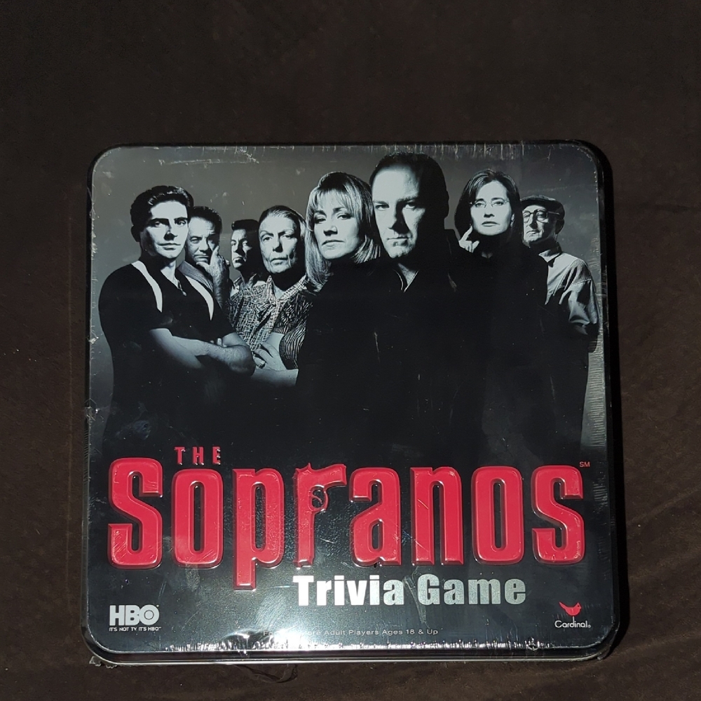 The Sopranos Trivia Game - Black and Red